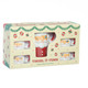 Santa Pitcher and Cups, 5 pc Gift Set