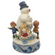 Frosty and children  Jim Shore Figure