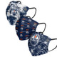Womens Edmonton Oilers Pleated Face Masks 3-Pack
