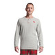 Men's Winter Grey/Red Waffle Henley Pajama Shirt