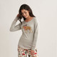 Grey Moose Pajama Shirt