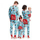 Wild About Christmas Family Pajamas Rear