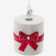 Glass Toilet Paper Ornament by Noble Gems