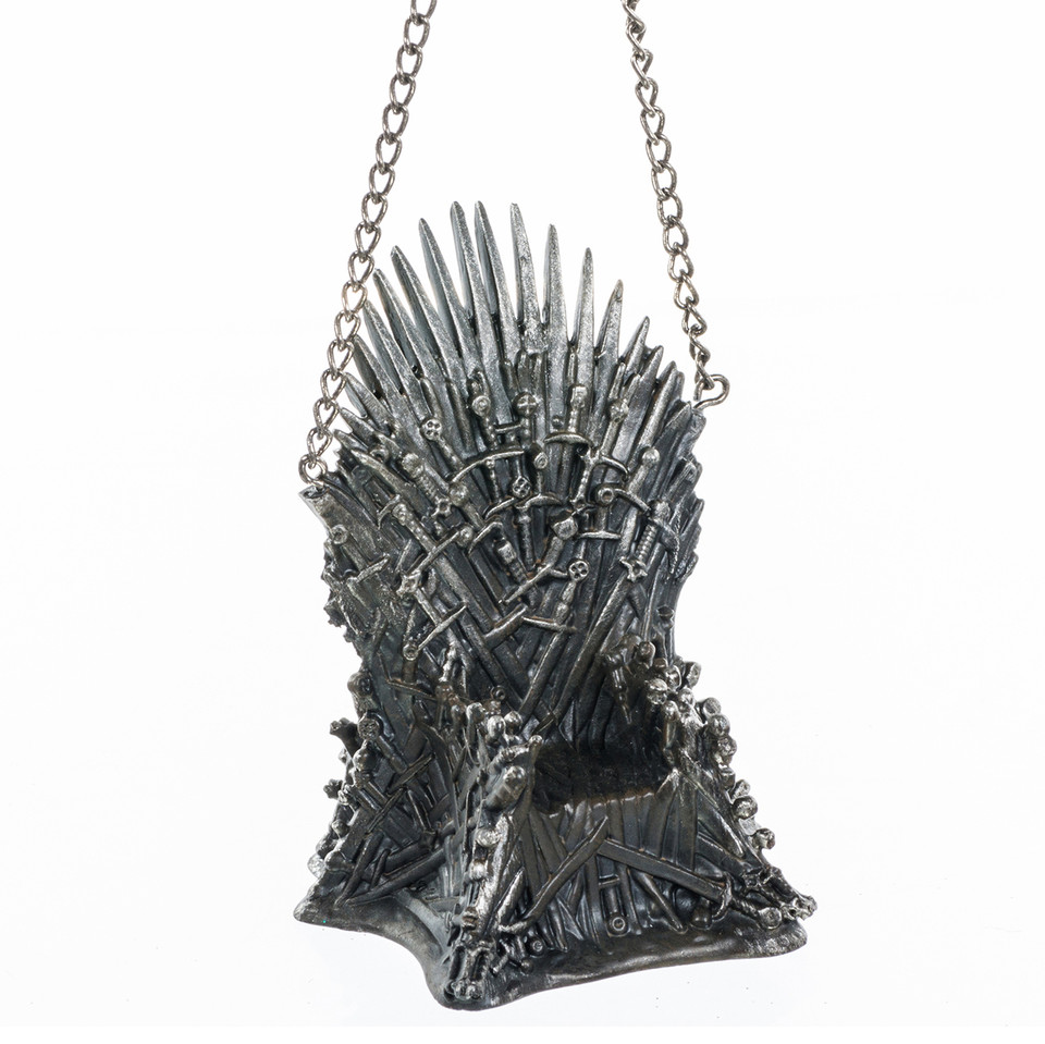 Game of Thrones 3" Throne Resin Ornament RetroFestive.ca