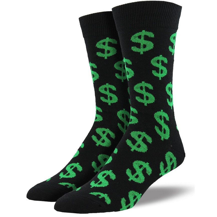 Rocks or Neat Men's Crew Socks by Socksmith Canada RetroFestive.ca