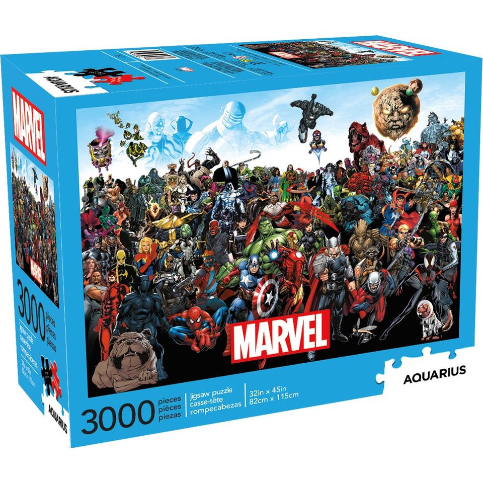 Marvel Universe 3000 Piece Jigsaw Puzzle by Aquarius RetroFestive.ca