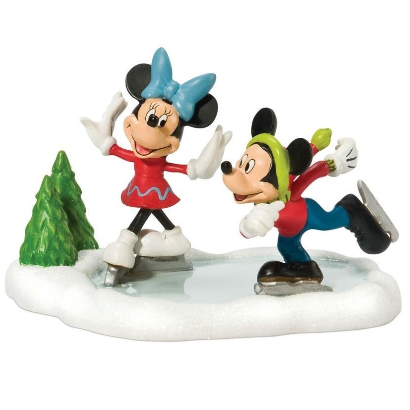 ディズニー　Mickey’s Holiday Skaters Disney MR. CHRISTMAS Mickeys Holiday Skaters Ice Skating
