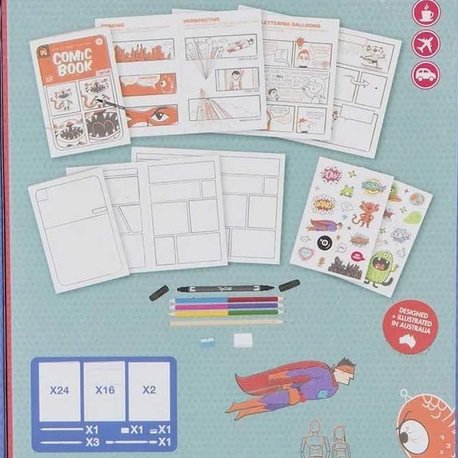 Create Your Own Comic Book Kit for Kids Canada