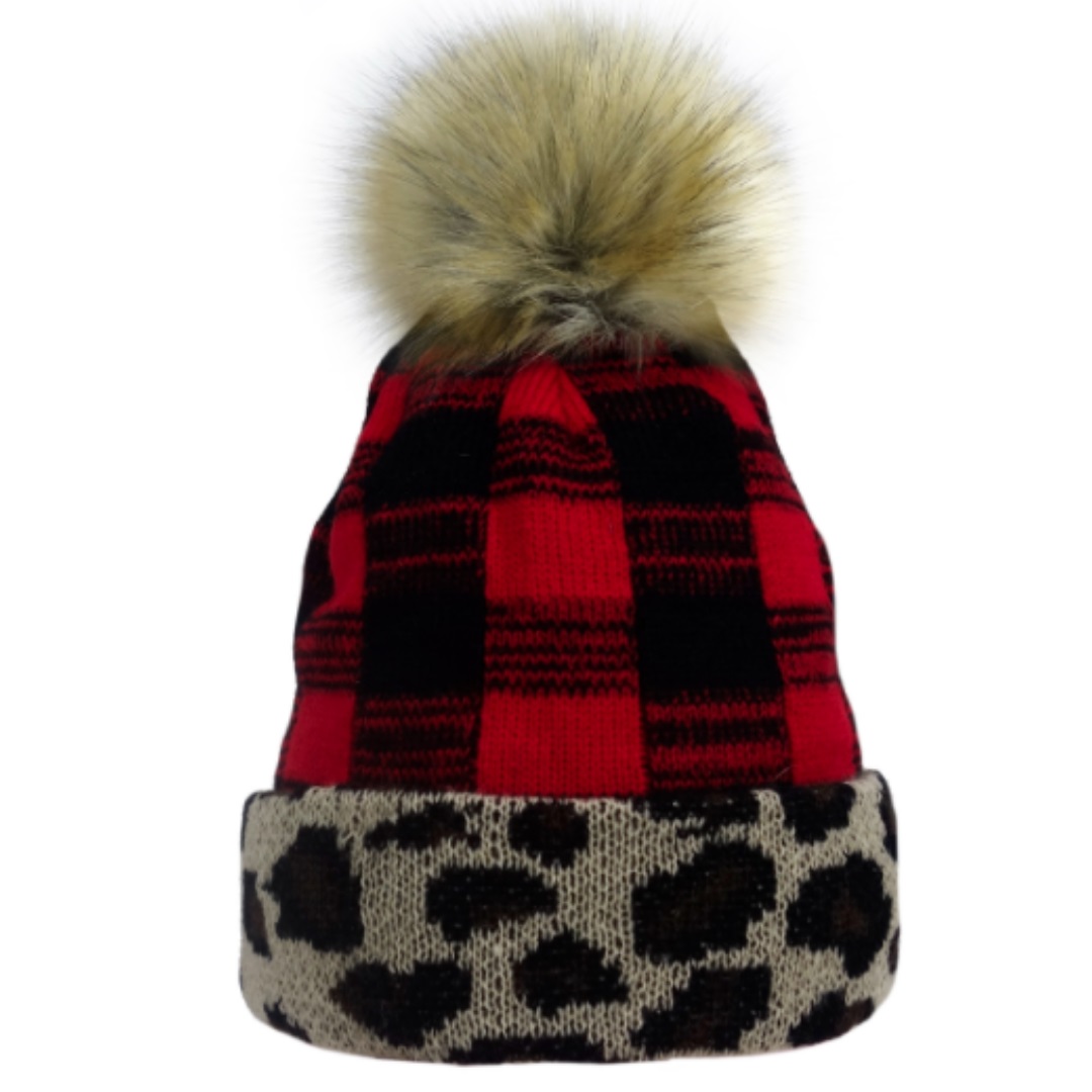 toques with pom poms