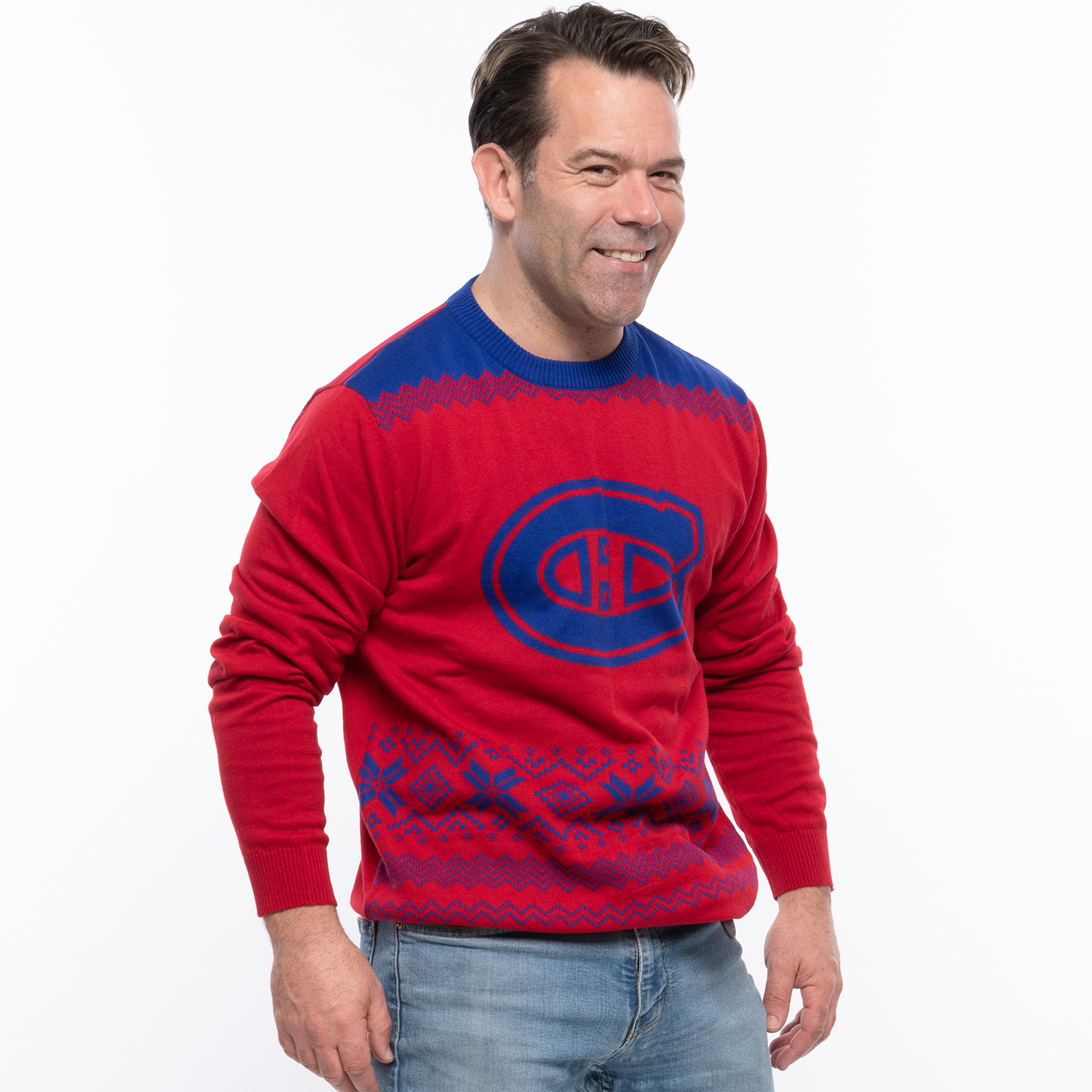 Used Montreal Canadiens Youth L Ugly Christmas Sweater