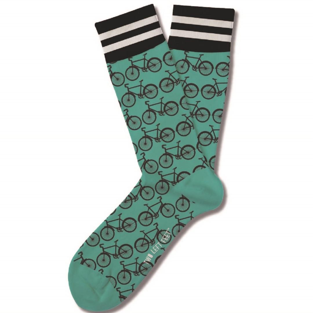 Bike Me Socks by Two Left Feet - RetroFestive.ca