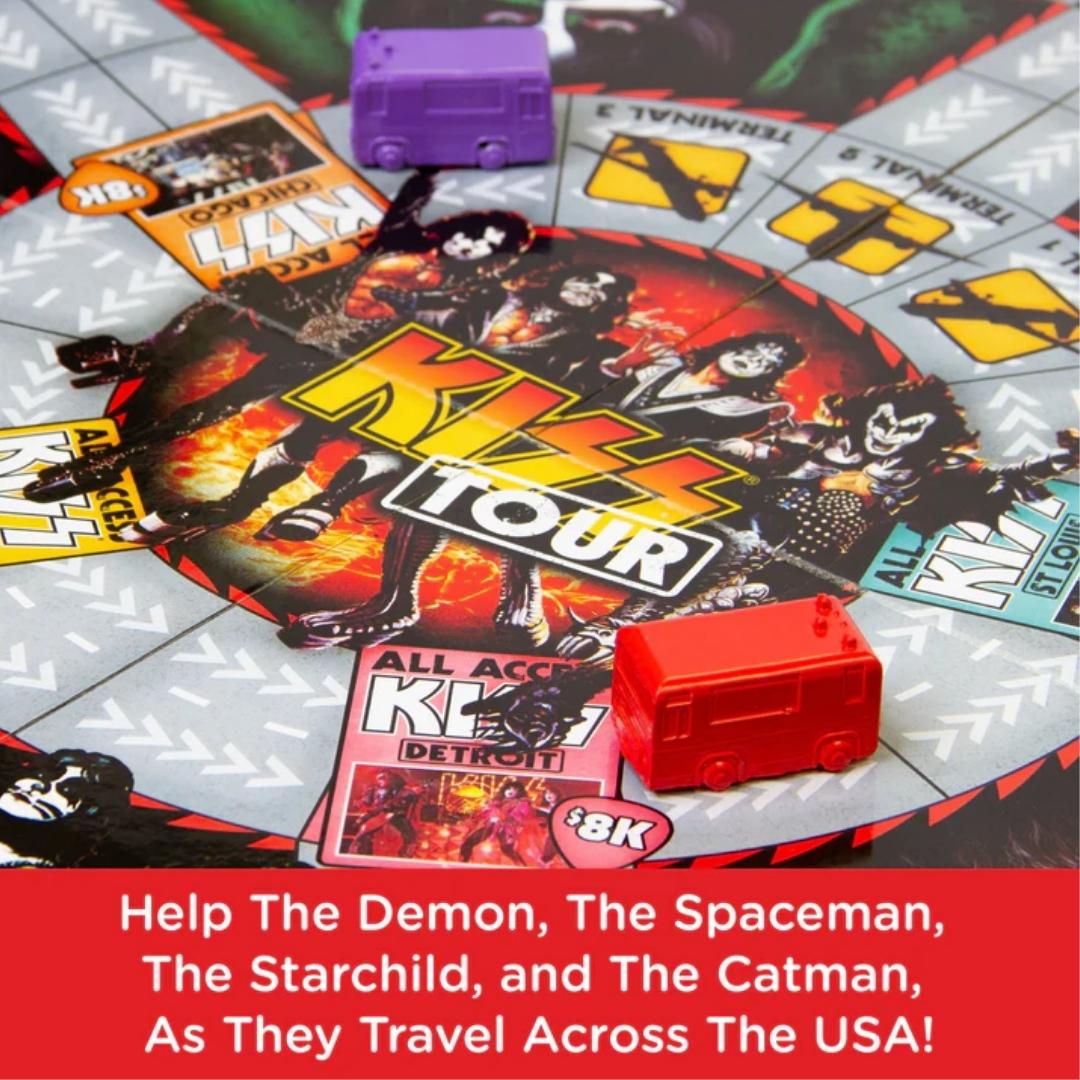 KISS World Tour Board Game - RetroFestive.ca