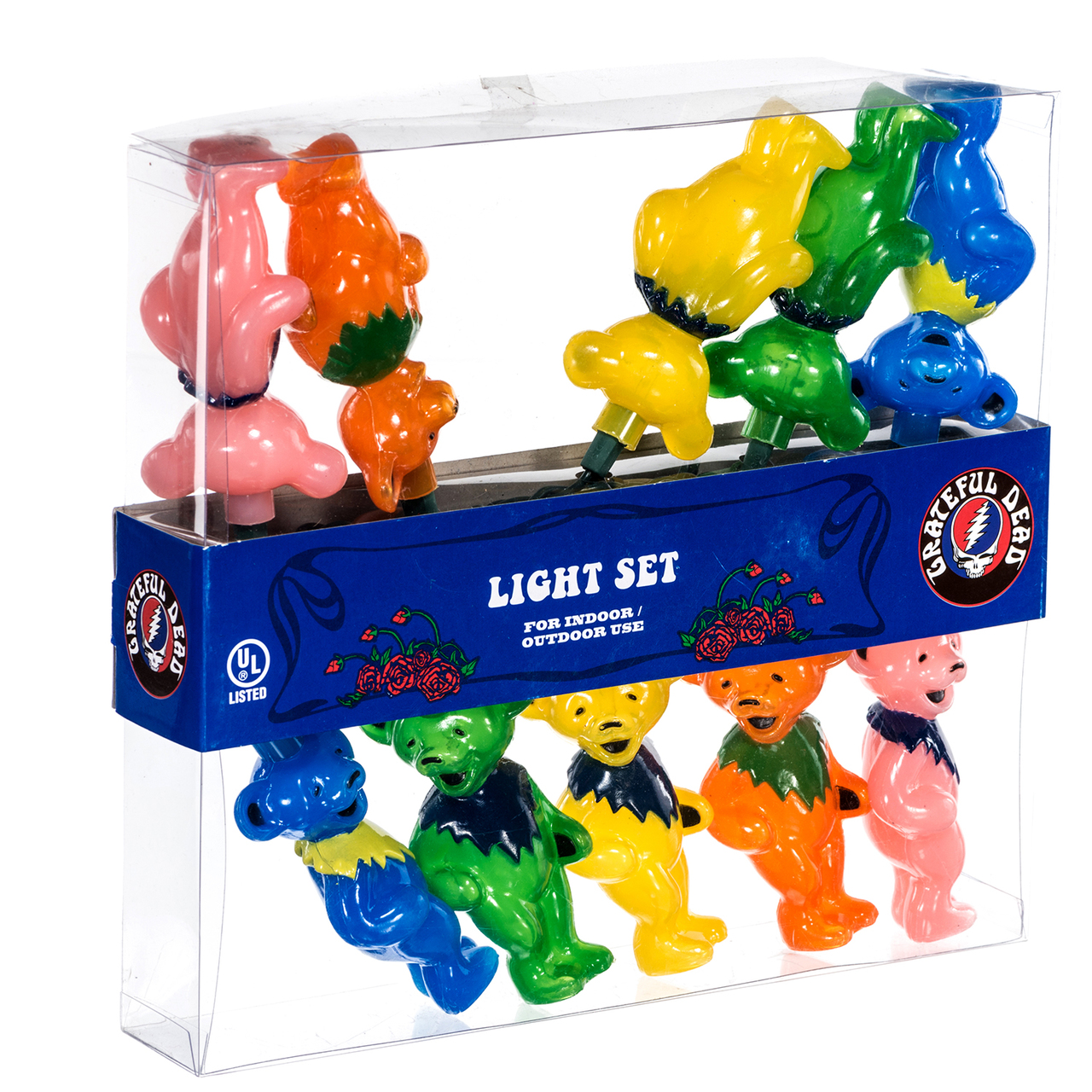 Grateful Dead Dancing Bears String Light Set | RetroFestive.ca