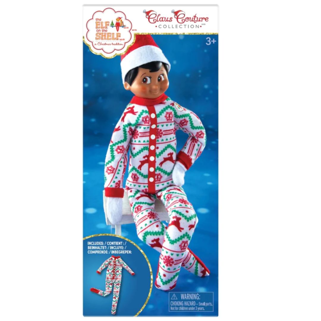 The Elf on the Shelf: Claus Couture Collection® Cozy Robe & Slippers  Lounging Set Christmas Decoration Doll Accessory