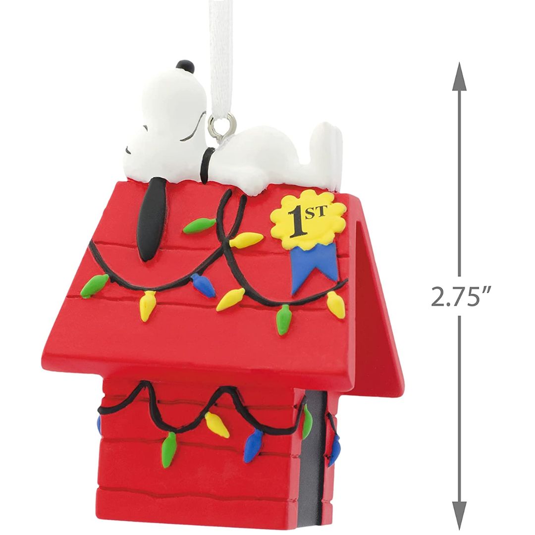 Peanuts Christmas Hallmark Ornament Taking A Dip Snoopy Woodstock