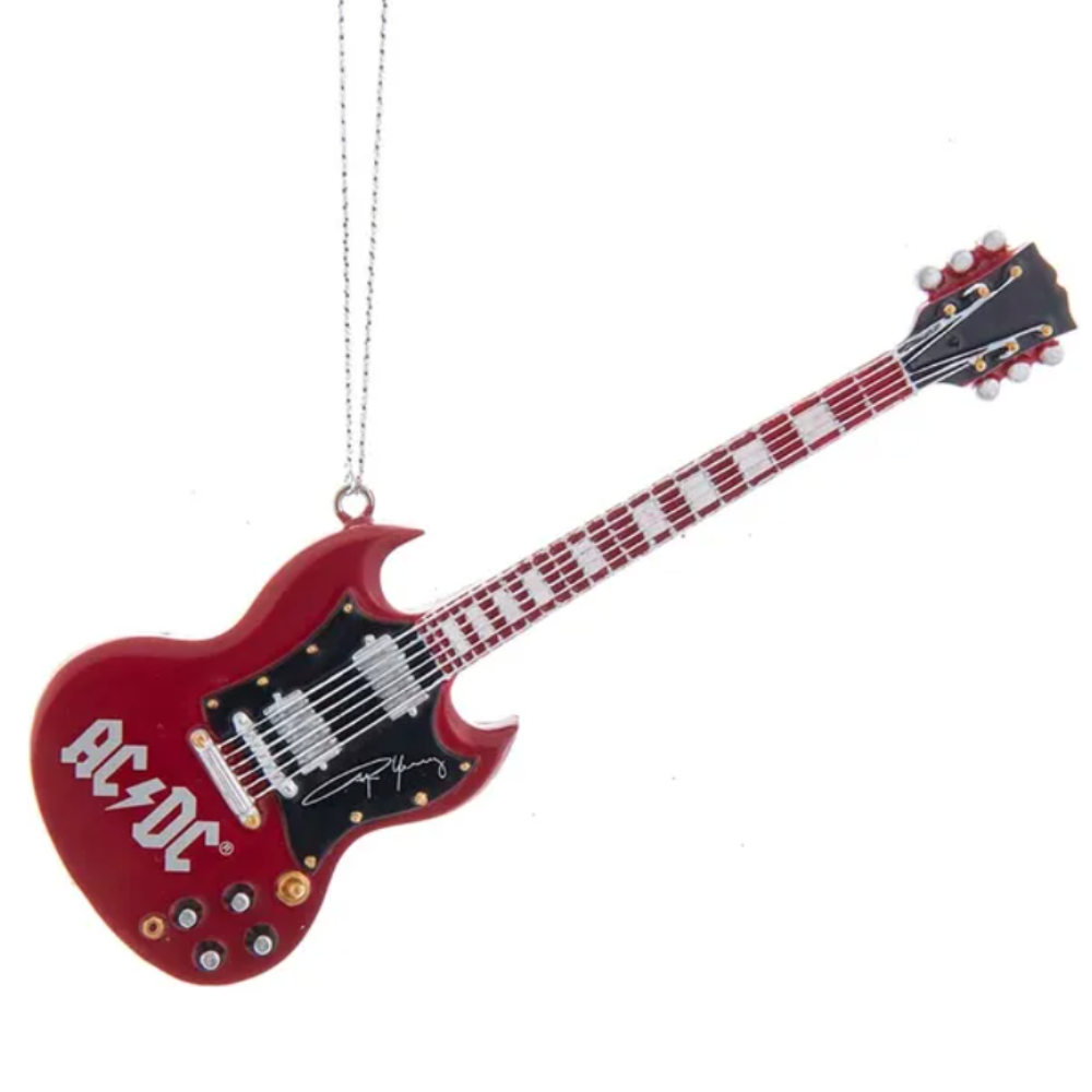 AC/DC Guitar Ornament Canada | RetroFestive.ca