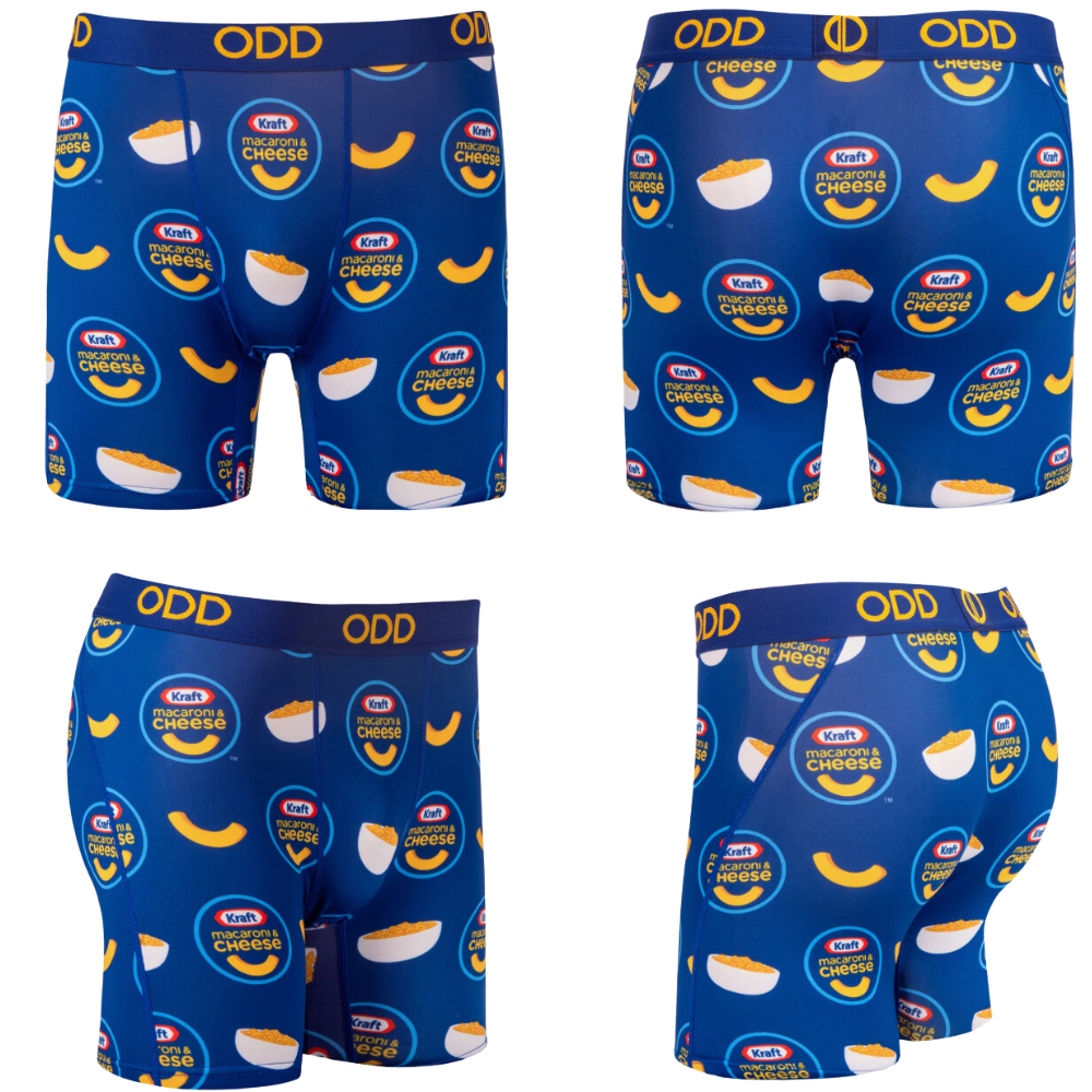 Kraft Mac & Cheese Boxer Briefs by Odd Sox Canada