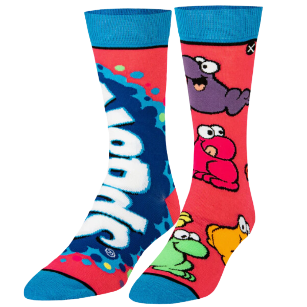 Nerds Split Crew Socks Canada RetroFestive.ca