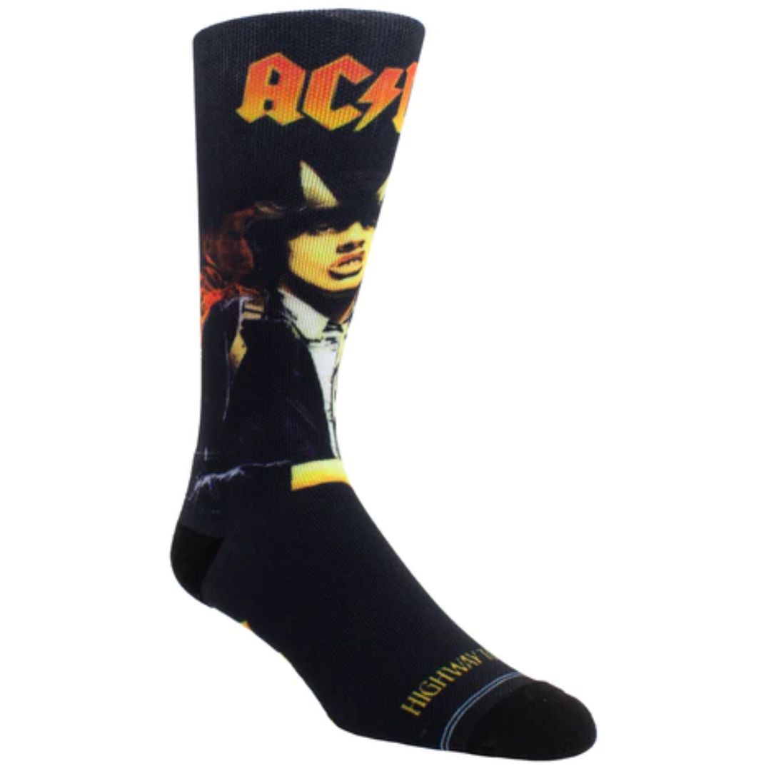 AC/DC Highway To Hell Sublimated Crew Socks - RetroFestive.ca