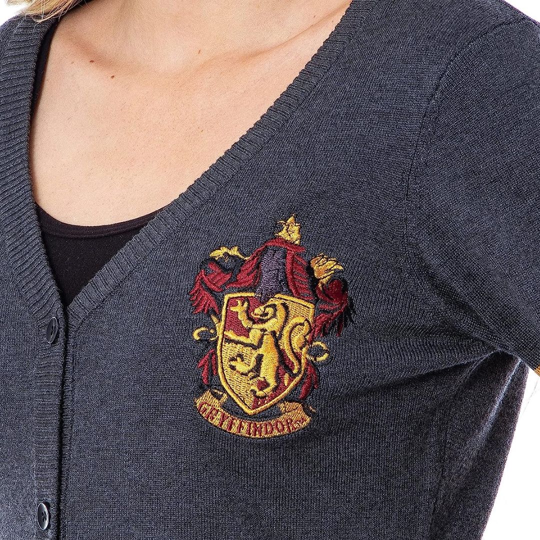 Harry Potter Gryffindor Crest Button-Up Cardigan by Bioworld