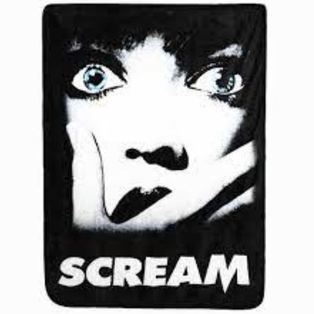 Scream Throw Blanket RetroFestive.ca