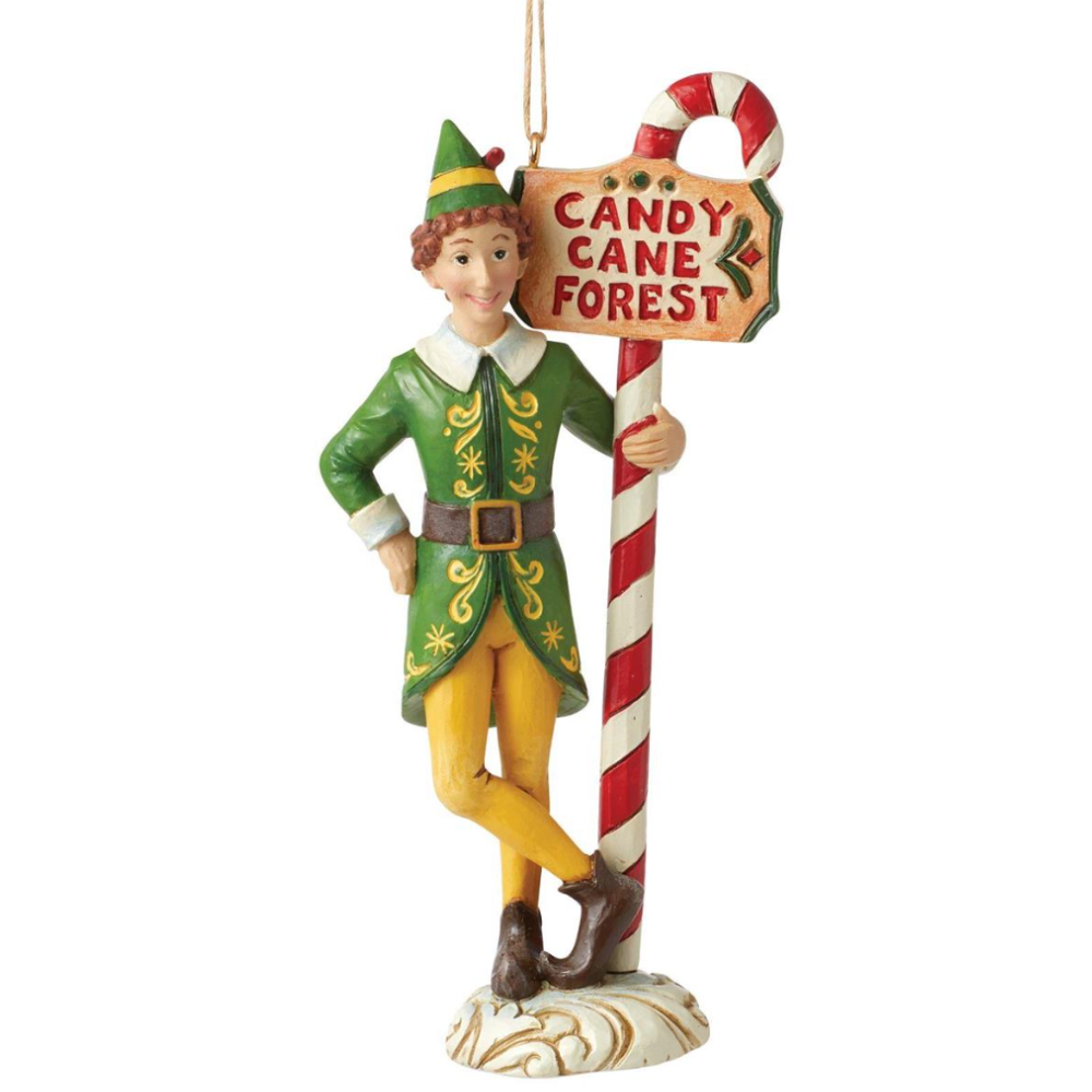 Buddy Elf at Candy Cane Forest Ornament by Jim Shore Canada RetroFestive.ca