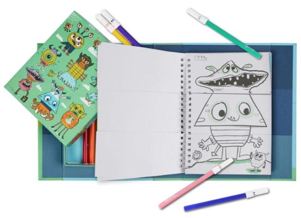 Monster Mash Colouring Set - RetroFestive.ca