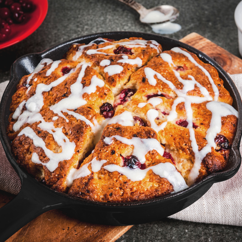 Cranberry Almond Scones Skillet Canada RetroFestive.ca