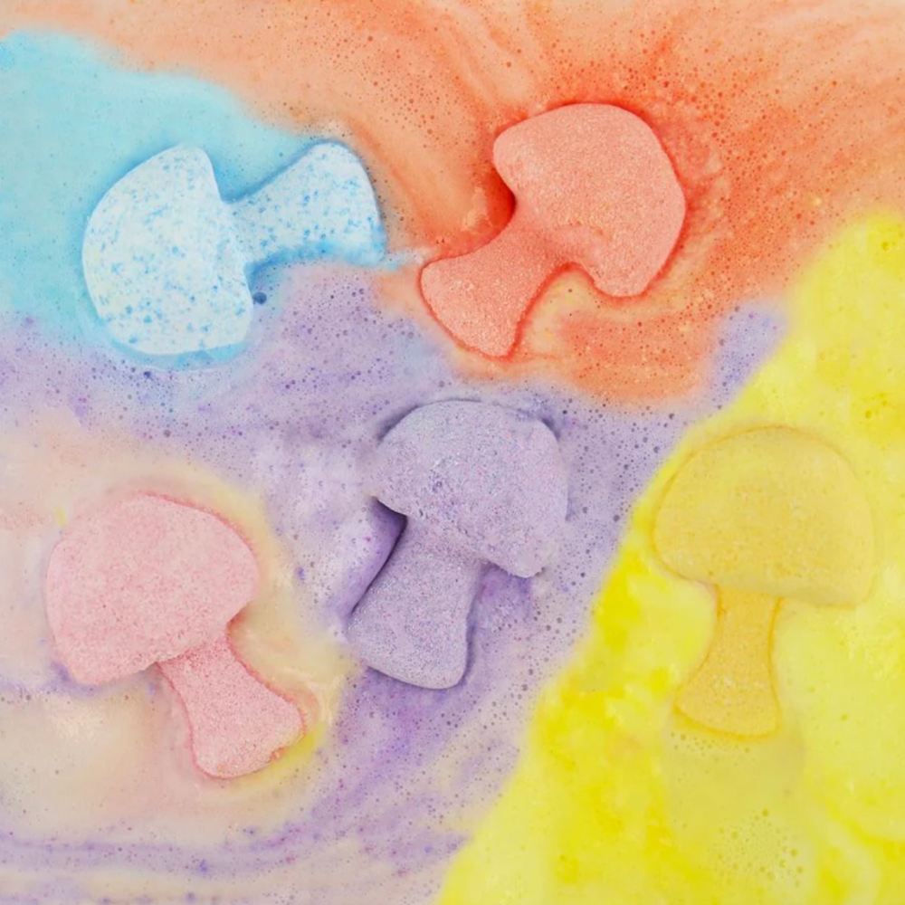 Groovy Mushrooms Bath Bombs Canada RetroFestive.ca