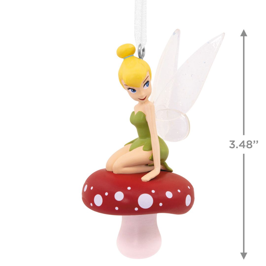 Tinkerbell on Mushroom Ornament by Hallmark - RetroFestive.ca