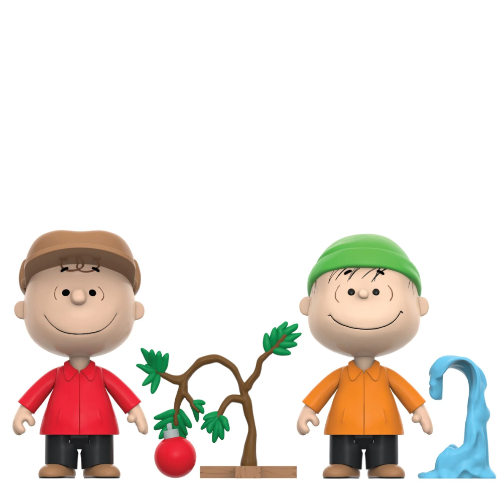 A Charlie Brown Christmas ReAction Holiday Figures Box Set