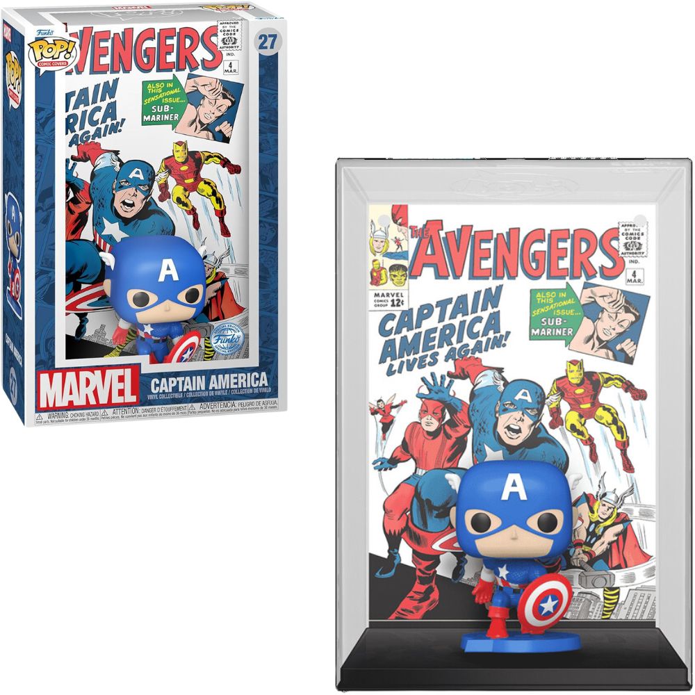 Pop! Comic Cover: Marvel - Captain America The Avengers #4 Comic