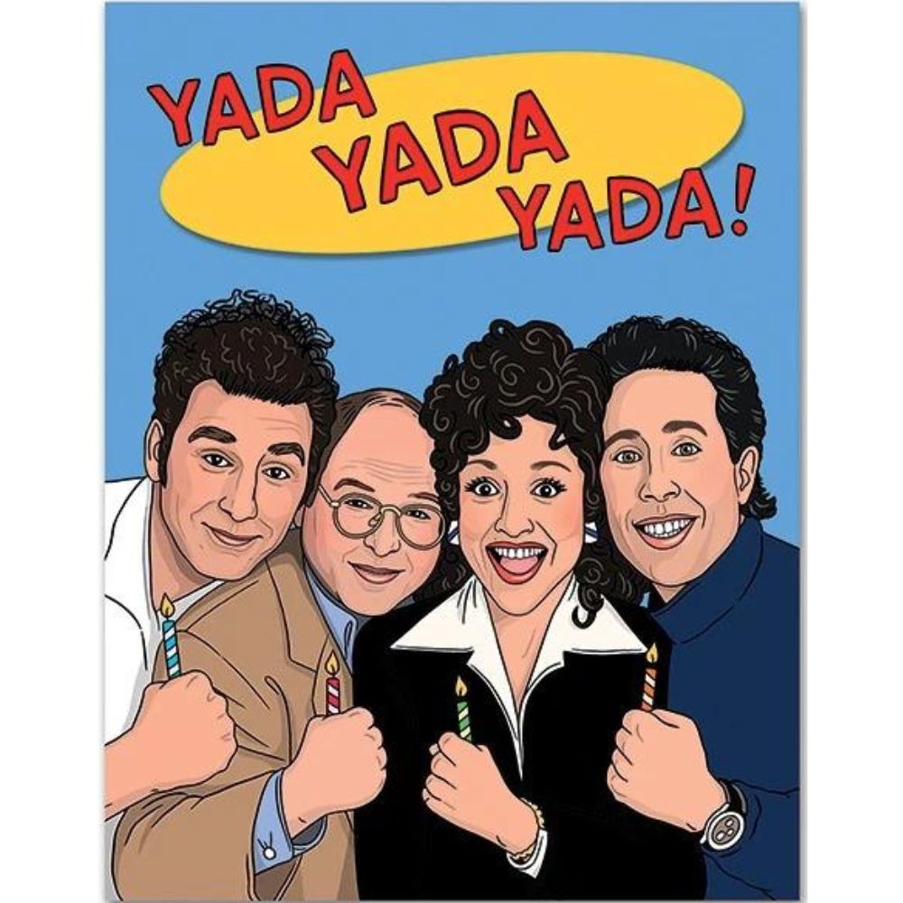 Yada Yada Yada Seinfeld Birthday Card RetroFestive ca