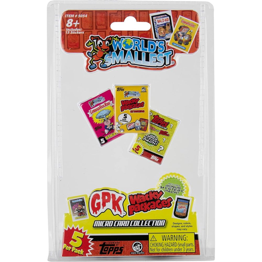 World's Smallest Topps Micro Card Collection - Garbage Pail Kids