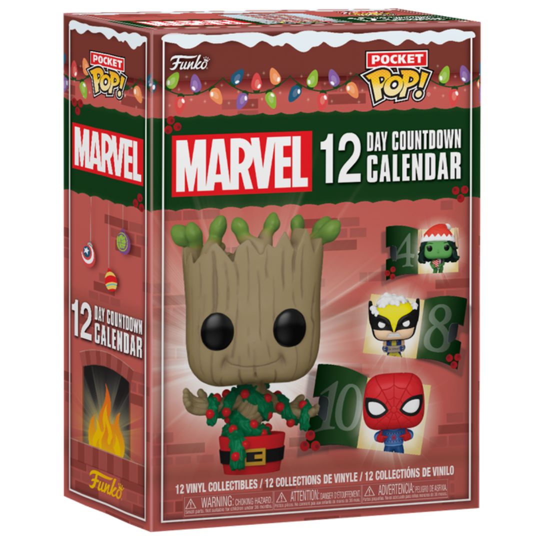 Funko Pop Marvel Christmas 12 Day Advent Calendar 12 Vinyl Figures