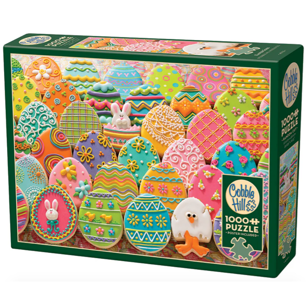 Easter Eggs 1000 Piece Puzzle by Cobble Hill Canada RetroFestive.ca