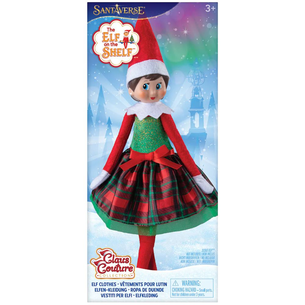 Gifts and Glamour Party Dress Claus Couture by Elf on the Shelf