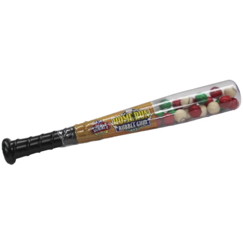 Dubble Bubble Christmas Home Run Bat Filled with Gumballs RetroFestive.ca