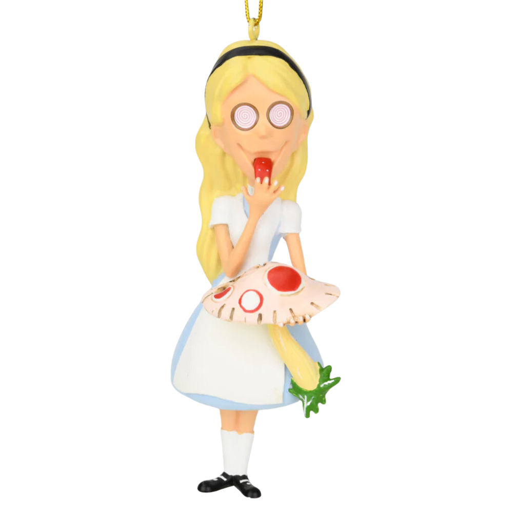 Alice in Wonderland Eating Magic Mushrooms Ornament Canada