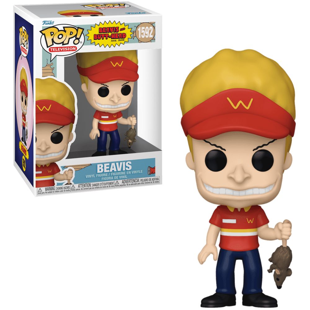 【BEAVIS & BUTT-HEAD】 Bobble Head Beavis_Burger_World_Uniform_ma
