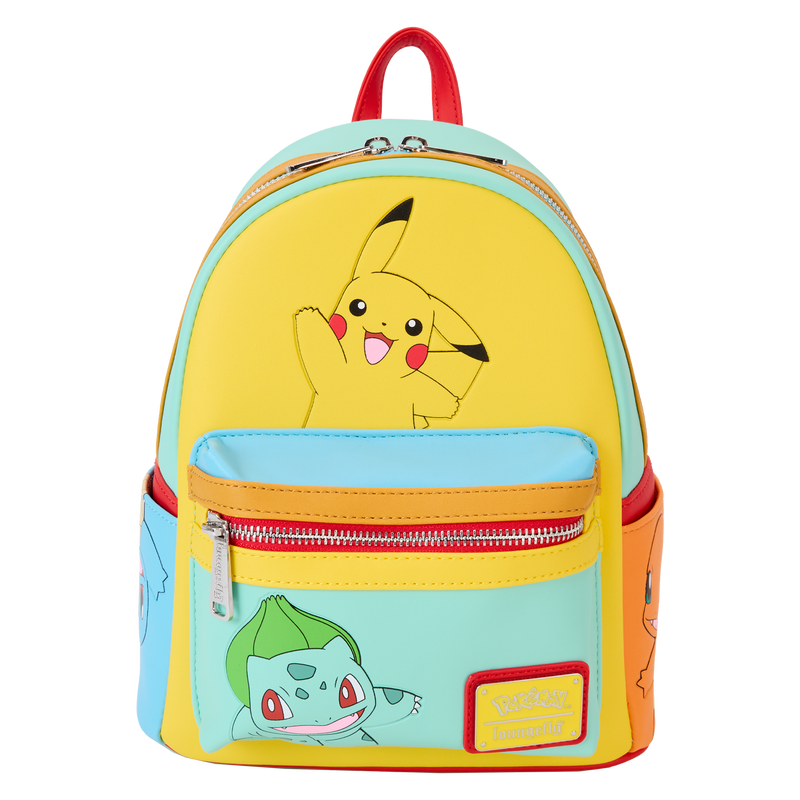 Loungefly Pokemon ピカチュウ ミニリュックRARE Pokémon Colour Block Mini Backpack by Loungefly Canada
