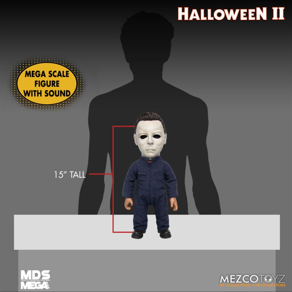 MDS Mega Scale 15-Inch Michael Myers Figure with Sound - Halloween II ...