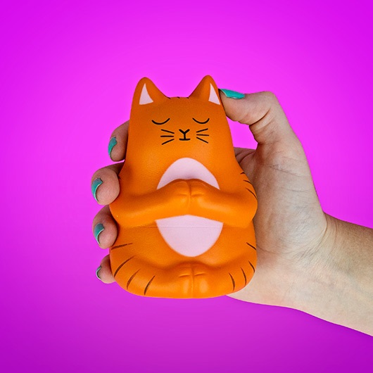 Meowditation Cat Stress Toy - RetroFestive.ca