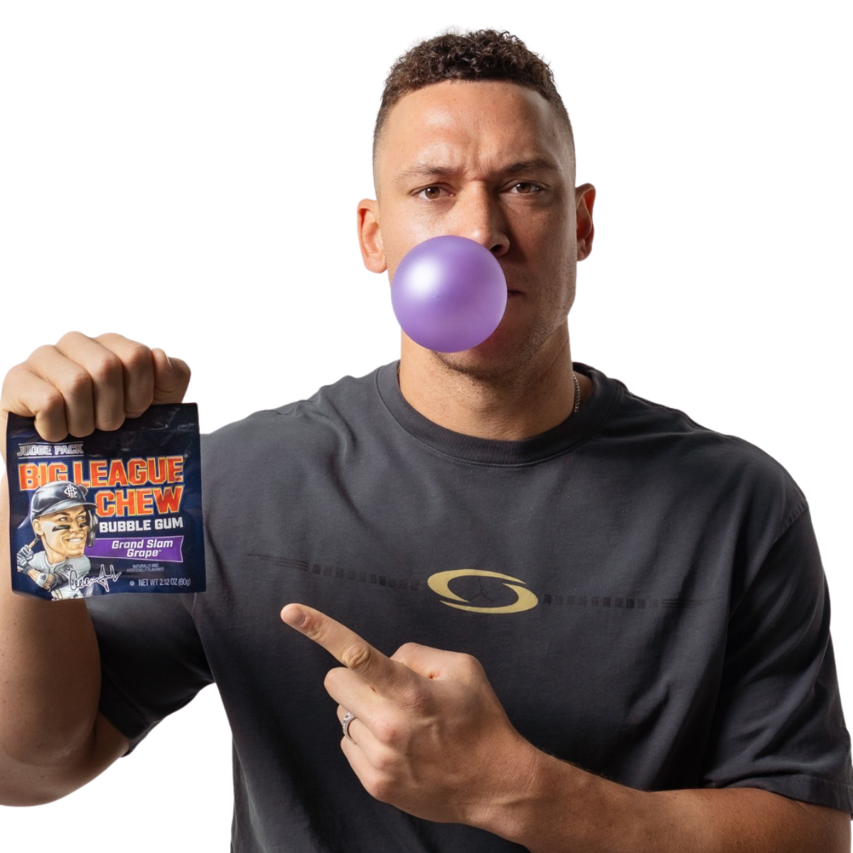 Big League Chew Aaron Judge Grand Slam Grape Canada | RetroFestive.ca