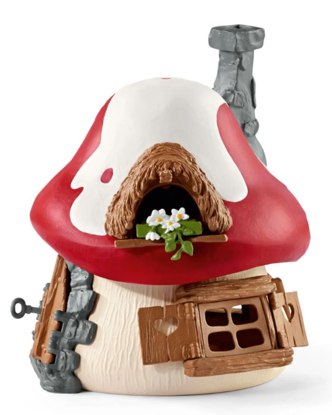 The Smurfs Mushroom House with 2 Figures by Schleich - RetroFestive.ca