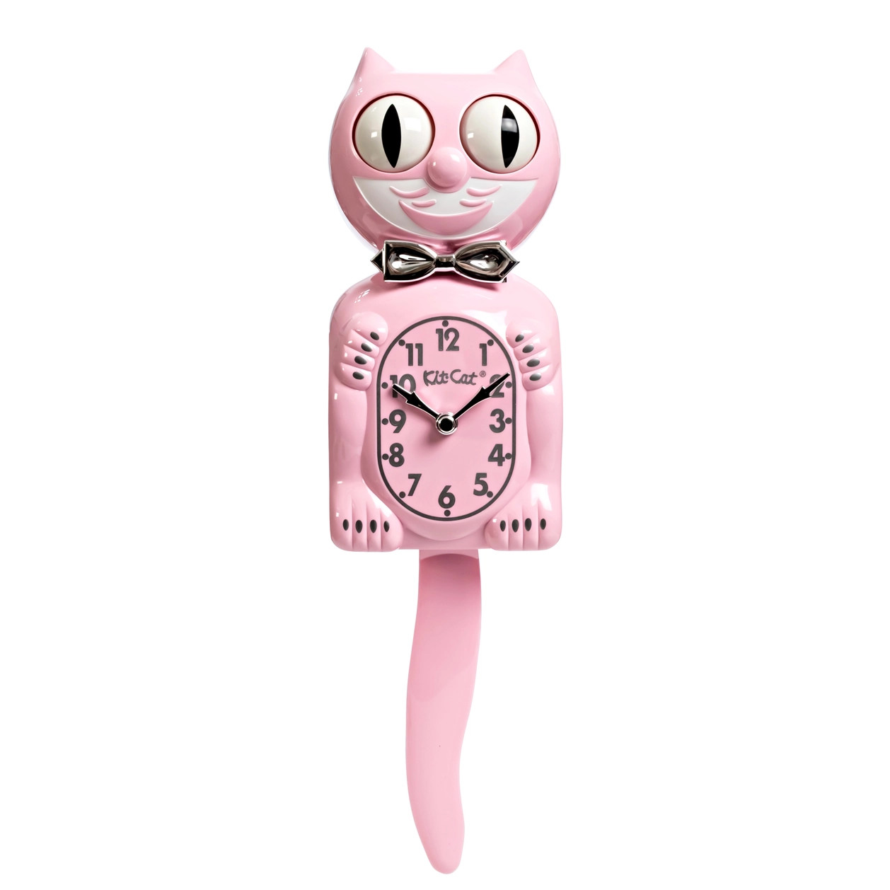 Kit-Cat KlockHeart Eyesキットキャットクロックピンクハート Retro Pink Kitchen Edition Kit-Cat Klock Canada | RetroFestive.ca