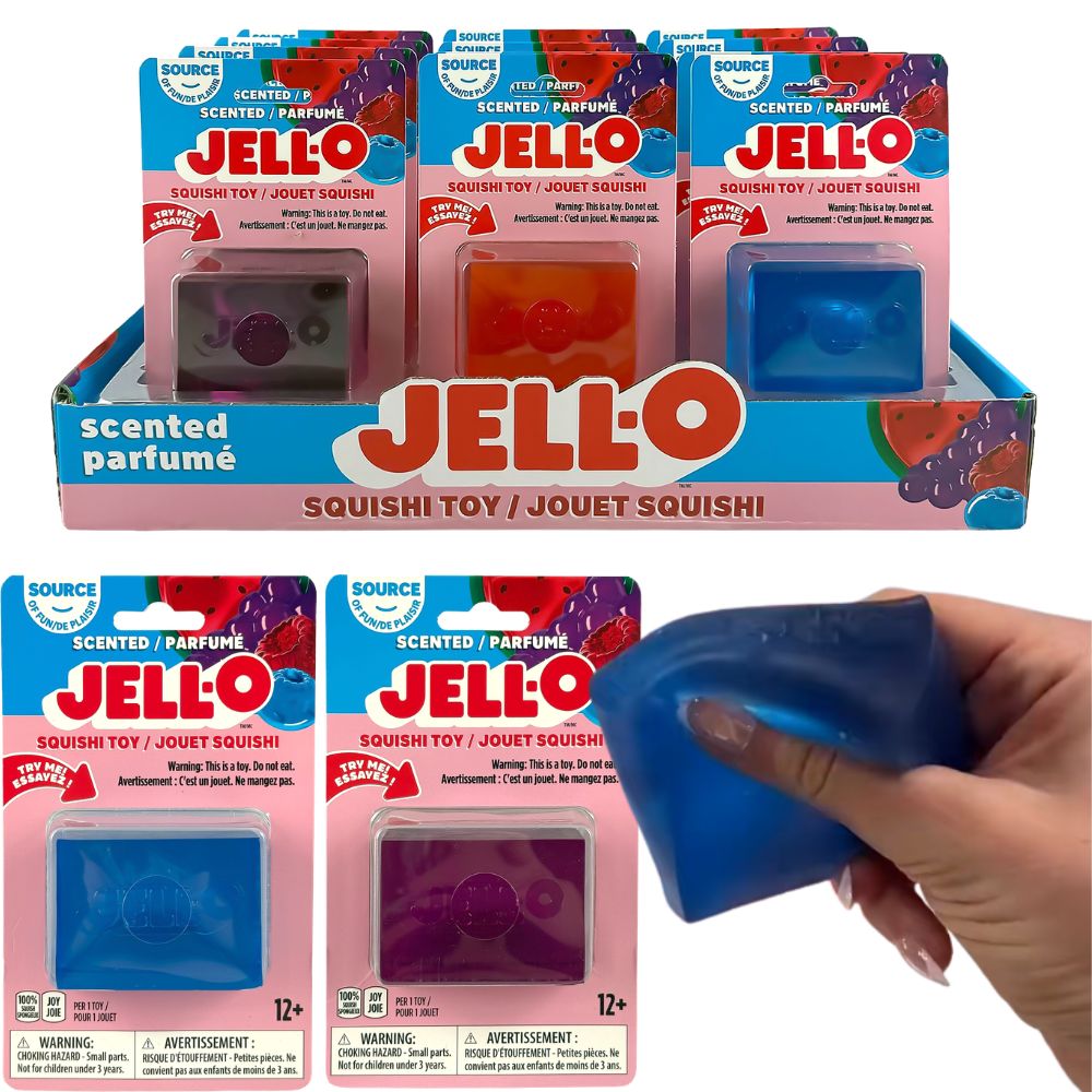 Jell-O Jigglers Scented Squishi Toy - RetroFestive.ca