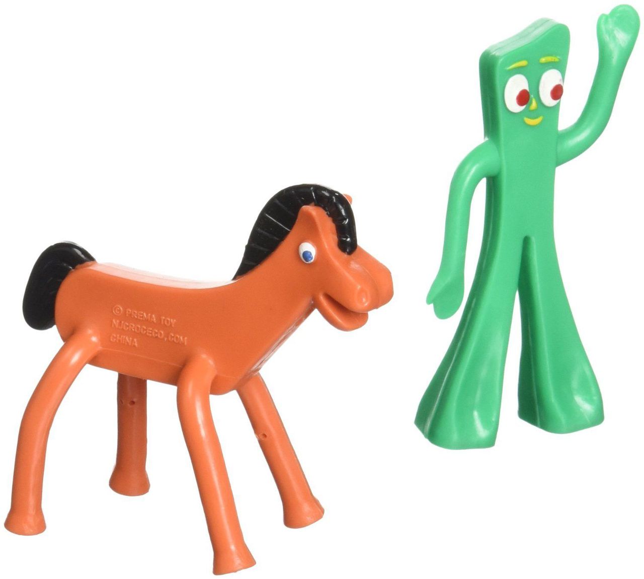 Gumby and Pokey 6-Inch Bendable Figures 