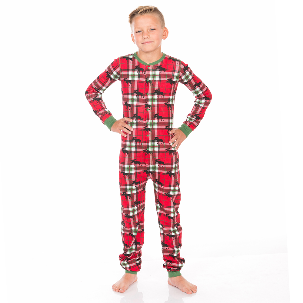 Children's Plaid Holiday Pyjamas