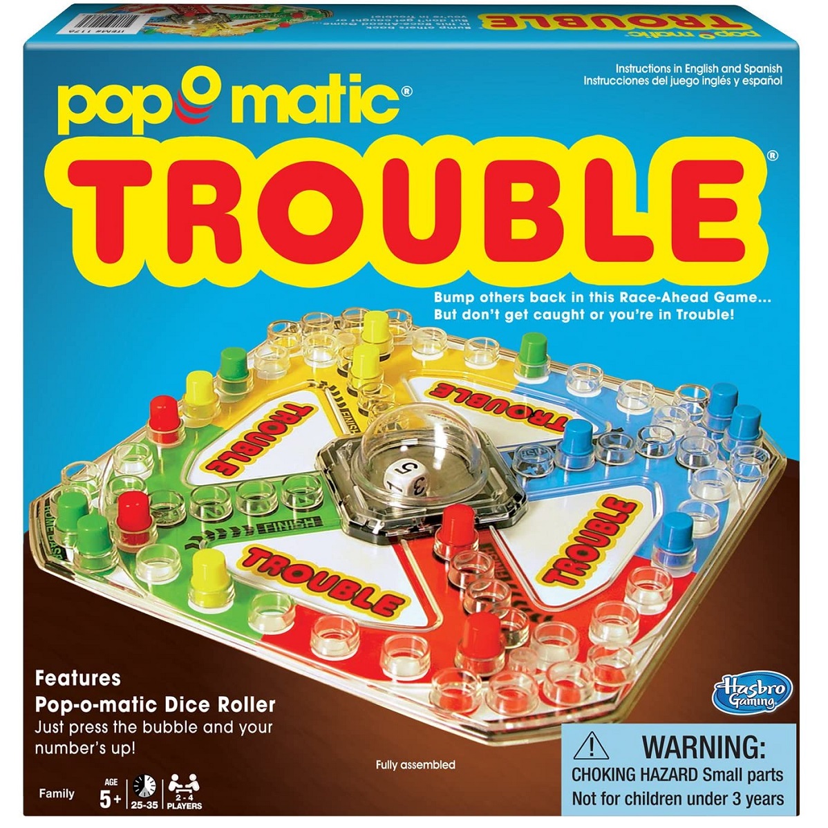 Classic Trouble Board Game in Retro Box RetroFestive.ca